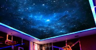 Натяжной потолок звездное небо Чайковский, цена от 5141 руб.